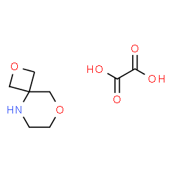 ChemSpider 2D Image | 2,8-Dioxa-5-azaspiro[3.5]nonane ethanedioate (1:1) | C8H13NO6