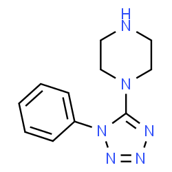 ChemSpider 2D Image | 1-(1-Phenyl-1H-tetrazol-5-yl)piperazine | C11H14N6
