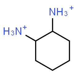 ChemSpider 2D Image | 1,2-Cyclohexanediaminium | C6H16N2