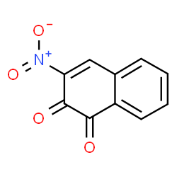 ChemSpider 2D Image | 3-Nitro-1,2-naphthalenedione | C10H5NO4