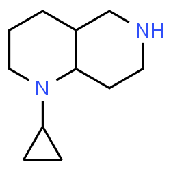 ChemSpider 2D Image | 1-Cyclopropyldecahydro-1,6-naphthyridine | C11H20N2