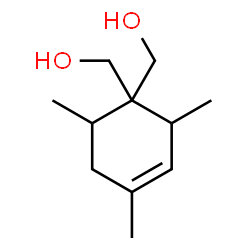 ChemSpider 2D Image | (2,4,6-Trimethyl-3-cyclohexene-1,1-diyl)dimethanol | C11H20O2