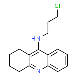 ChemSpider 2D Image | N-(3-Chloropropyl)-1,2,3,4-tetrahydro-9-acridinamine | C16H19ClN2