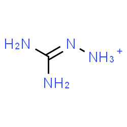 ChemSpider 2D Image | (Diaminomethylene)hydrazinium | CH7N4