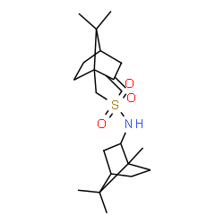 ChemSpider 2D Image | 1-(7,7-Dimethyl-2-oxobicyclo[2.2.1]hept-1-yl)-N-(1,7,7-trimethylbicyclo[2.2.1]hept-2-yl)methanesulfonamide | C20H33NO3S