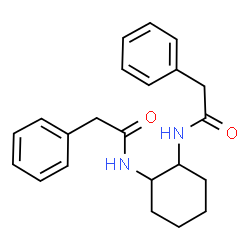 ChemSpider 2D Image | N,N'-1,2-Cyclohexanediylbis(2-phenylacetamide) | C22H26N2O2
