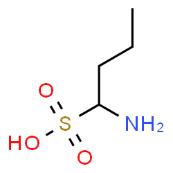 ChemSpider 2D Image | 1-Amino-1-butanesulfonic acid | C4H11NO3S