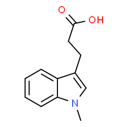 ChemSpider 2D Image | 3-(1-methylindol-3-yl)propanoic acid | C12H13NO2