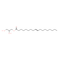 ChemSpider 2D Image | 2,3-Dihydroxypropyl 9-octadecenoate | C21H40O4