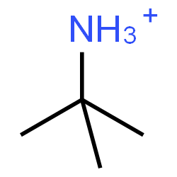 ChemSpider 2D Image | 2-Methyl-2-propanaminium | C4H12N