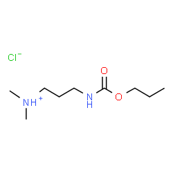 ChemSpider 2D Image | Propamocarb hydrochloride | C9H21ClN2O2