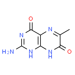 ChemSpider 2D Image | 6-Methylisoxanthopterin | C7H7N5O2