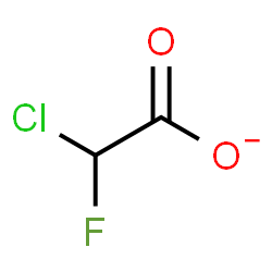 ChemSpider 2D Image | Chloro(fluoro)acetate | C2HClFO2
