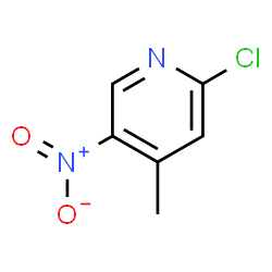 ChemSpider 2D Image | 2-Chloro-4-methyl-5-nitropyridine | C6H5ClN2O2