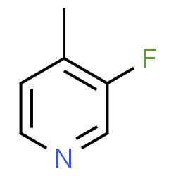 ChemSpider 2D Image | 3-Fluor-4-methylpyridin | C6H6FN