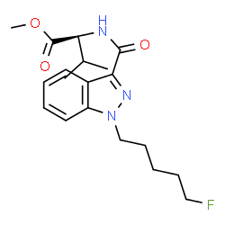 ChemSpider 2D Image | (S)-5F-AMB | C19H26FN3O3