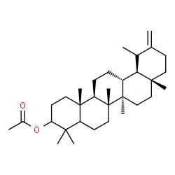 ChemSpider 2D Image | (5xi,18alpha,19xi)-Urs-20(30)-en-3-yl acetate | C32H52O2