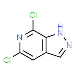 ChemSpider 2D Image | 5,7-Dichloro-1H-pyrazolo[3,4-c]pyridine | C6H3Cl2N3