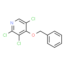 ChemSpider 2D Image | 4-(Benzyloxy)-2,3,5-trichloropyridine | C12H8Cl3NO