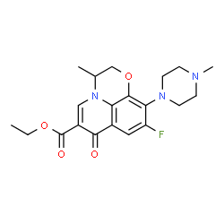 ChemSpider 2D Image | LEVOFLOXACIN ETHYL ESTER | C20H24FN3O4
