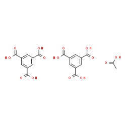 ChemSpider 2D Image | 1,3,5-Benzenetricarboxylic acid - acetic acid (2:1) | C20H16O14