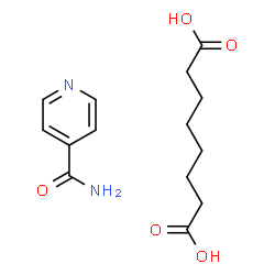ChemSpider 2D Image | Octanedioic acid - isonicotinamide (1:1) | C14H20N2O5