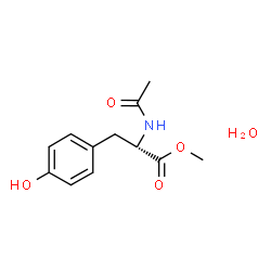 ChemSpider 2D Image | Methyl N-acetyltyrosinate hydrate (1:1) | C12H17NO5