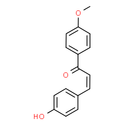 ChemSpider 2D Image | (2Z)-3-(4-Hydroxyphenyl)-1-(4-methoxyphenyl)-2-propen-1-one | C16H14O3