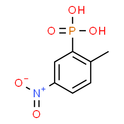 ChemSpider 2D Image | (2-Methyl-5-nitrophenyl)phosphonic acid | C7H8NO5P