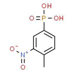 ChemSpider 2D Image | (4-Methyl-3-nitrophenyl)phosphonic acid | C7H8NO5P