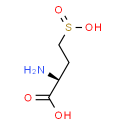 ChemSpider 2D Image | D-homocysteinesulfinic acid | C4H9NO4S