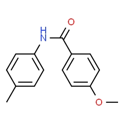 ChemSpider 2D Image | 4-Methoxy-N-(4-methylphenyl)benzamide | C15H15NO2