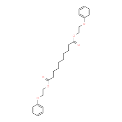 ChemSpider 2D Image | Bis(2-phenoxyethyl) sebacate | C26H34O6