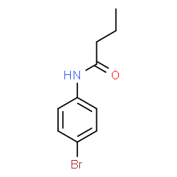 ChemSpider 2D Image | N-(4-Bromophenyl)butanamide | C10H12BrNO