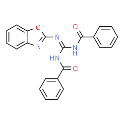 ChemSpider 2D Image | N,N'-(1,3-Benzoxazol-2-ylcarbonimidoyl)dibenzamide | C22H16N4O3