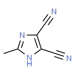ChemSpider 2D Image | 2-Methyl-1H-imidazole-4,5-dicarbonitrile | C6H4N4