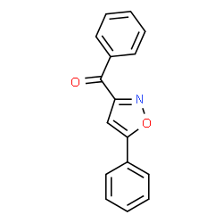 ChemSpider 2D Image | Phenyl(5-phenyl-1,2-oxazol-3-yl)methanone | C16H11NO2