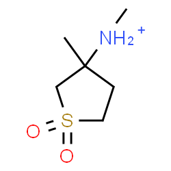 ChemSpider 2D Image | N,3-Dimethyltetrahydro-3-thiophenaminium 1,1-dioxide | C6H14NO2S