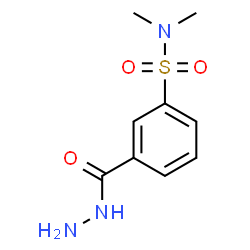 ChemSpider 2D Image | 3-Hydrazinocarbonyl-N,N-dimethyl-benzenesulfonamide | C9H13N3O3S