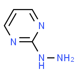 ChemSpider 2D Image | hydrazinopyrimidine | C4H6N4