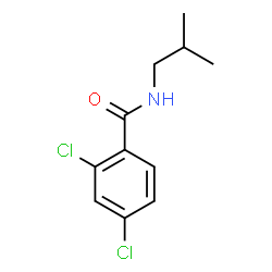 ChemSpider 2D Image | 2,4-Dichloro-N-isobutylbenzamide | C11H13Cl2NO