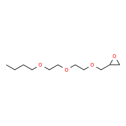 ChemSpider 2D Image | 2-{[2-(2-Butoxyethoxy)ethoxy]methyl}oxirane | C11H22O4
