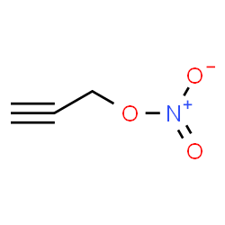ChemSpider 2D Image | 2-Propyn-1-yl nitrate | C3H3NO3