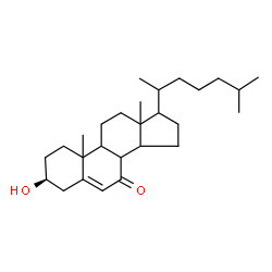 ChemSpider 2D Image | (3beta)-3-Hydroxycholest-5-en-7-one | C27H44O2
