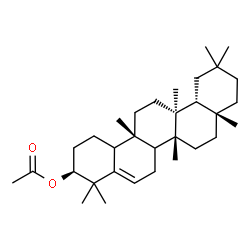 ChemSpider 2D Image | (3S,6bR,8aR,12aR,14aR)-4,4,6b,8a,11,11,12b,14a-Octamethyl-1,2,3,4,6,6a,6b,7,8,8a,9,10,11,12,12a,12b,13,14,14a,14b-icosahydro-3-picenyl acetate | C32H52O2