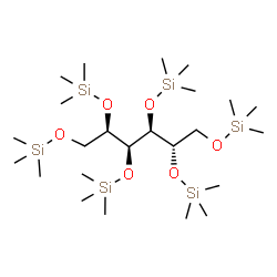 ChemSpider 2D Image | 1,2,3,4,5,6-Hexakis-O-(trimethylsilyl)-L-glucitol | C24H62O6Si6