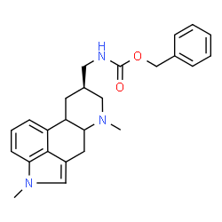 ChemSpider 2D Image | Benzyl {[(8beta)-1,6-dimethylergolin-8-yl]methyl}carbamate | C25H29N3O2