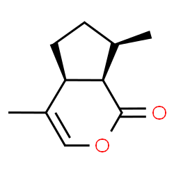 ChemSpider 2D Image | (4aS,7aR)-4,7-Dimethyl-5,6,7,7a-tetrahydrocyclopenta[c]pyran-1(4aH)-one | C10H14O2