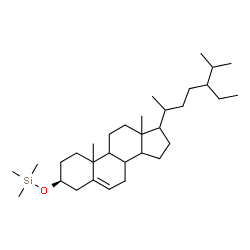 ChemSpider 2D Image | (3beta)-3-[(Trimethylsilyl)oxy]stigmast-5-ene | C32H58OSi