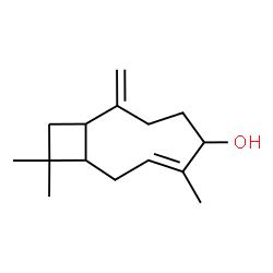ChemSpider 2D Image | (3E)-4,11,11-Trimethyl-8-methylenebicyclo[7.2.0]undec-3-en-5-ol | C15H24O